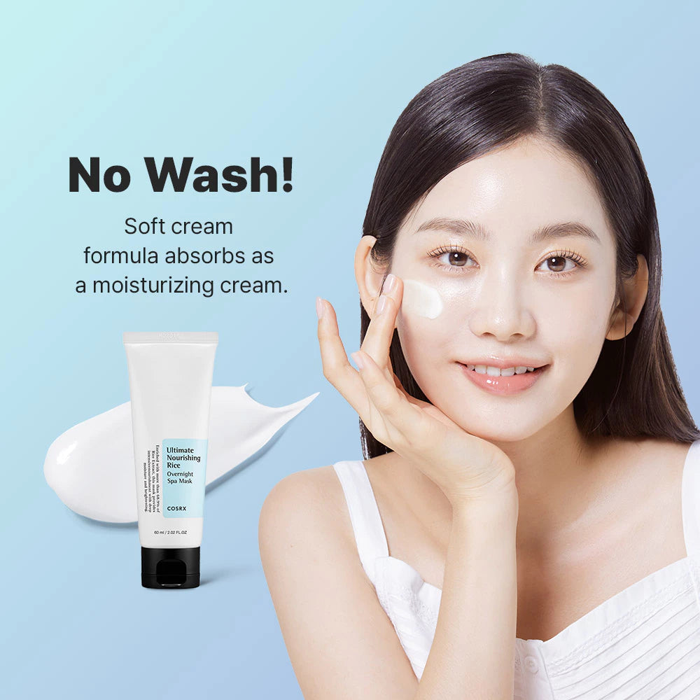 Cosrx Ultimate Nourishing Rice Overnight Spa Mask 50g