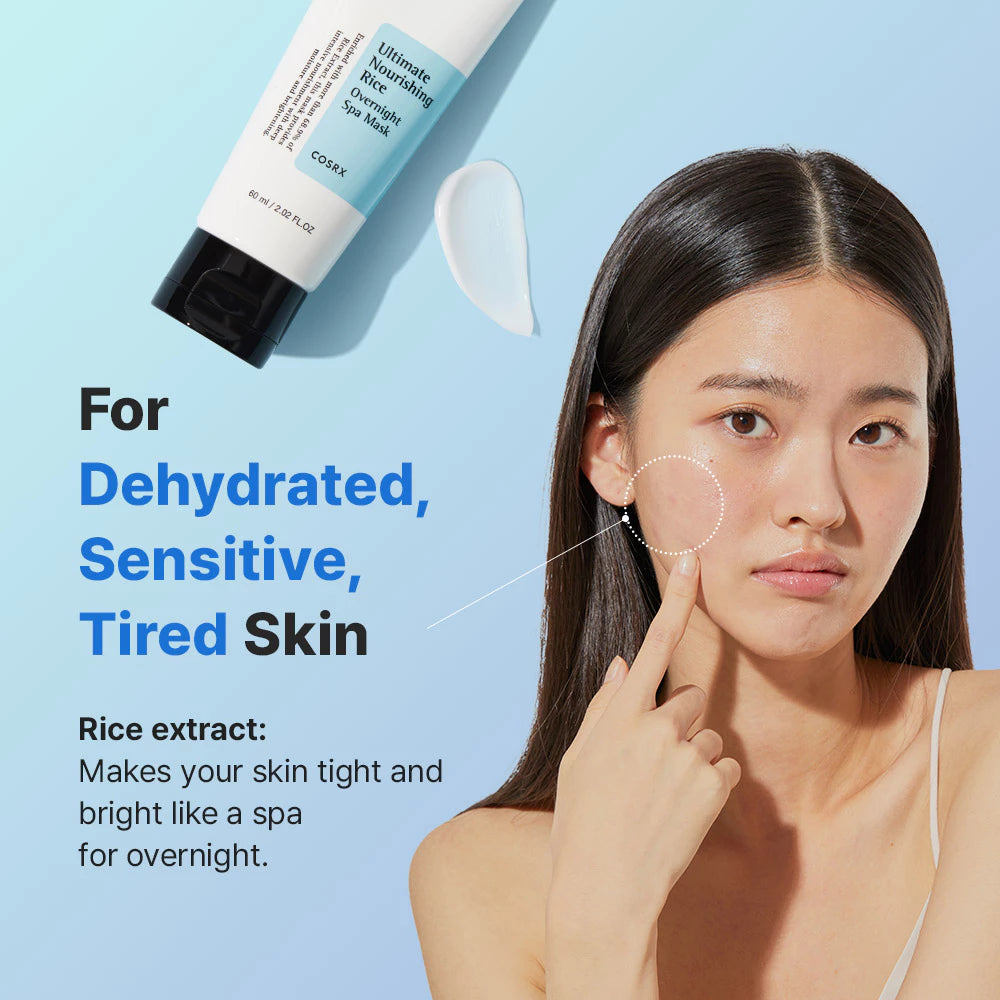 Cosrx Ultimate Nourishing Rice Overnight Spa Mask 50g