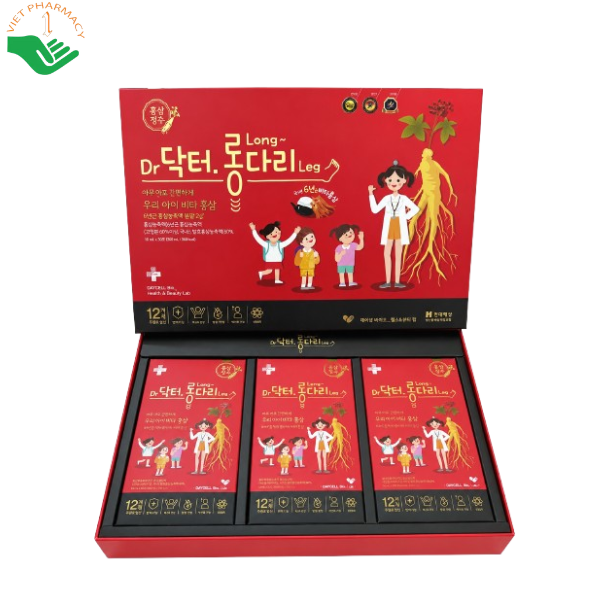 DAYCELL Leg 6-Year Korean Red Ginseng Drink for Kids – 20 mL × 30 Pouches
