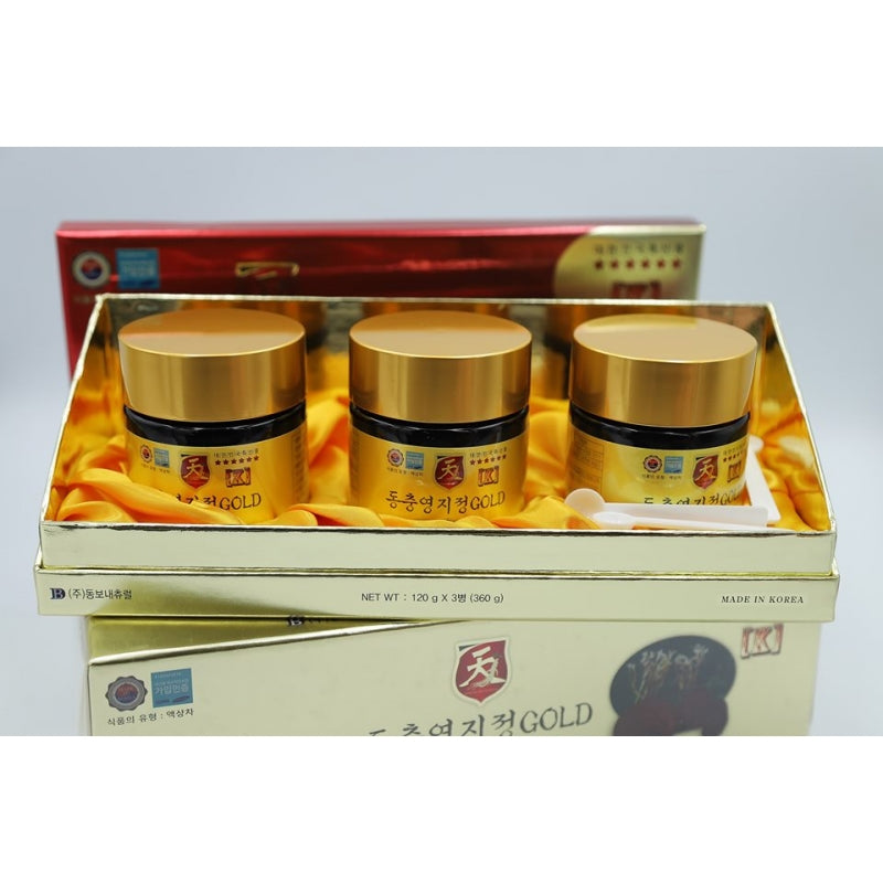 Dongbo Gold Korean Lingzhi Mushroom and Cordyceps Extract  3* 120 g