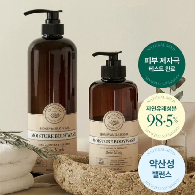 Dr.Seed Honey & Milk Bomb Moisture Body Wash  1000ml