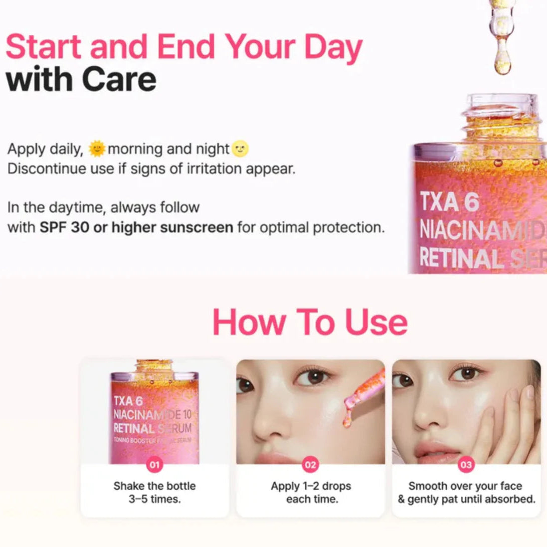 PURITO TXA 6 Niacinamide 10 Retinal Serum 30ml