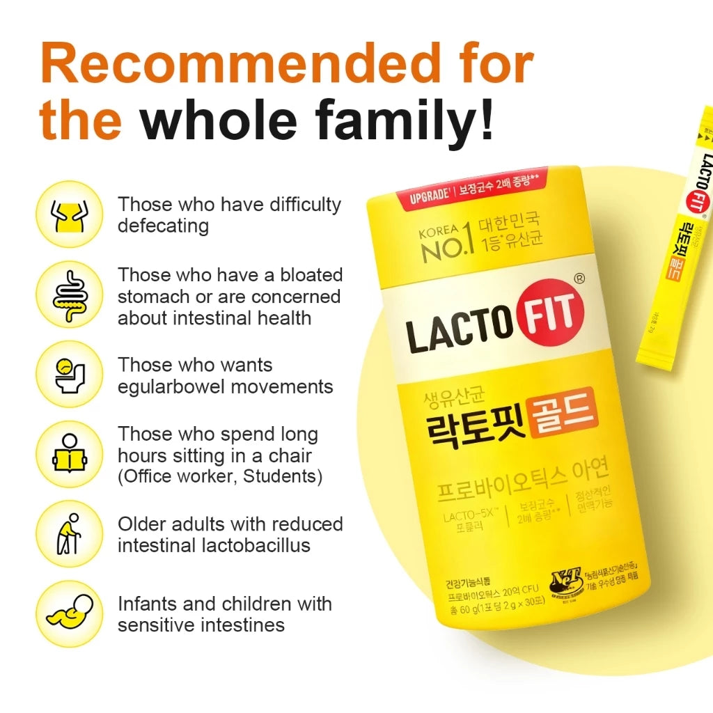 Lacto Fit Gold Korean Probiotics 50 Pcs