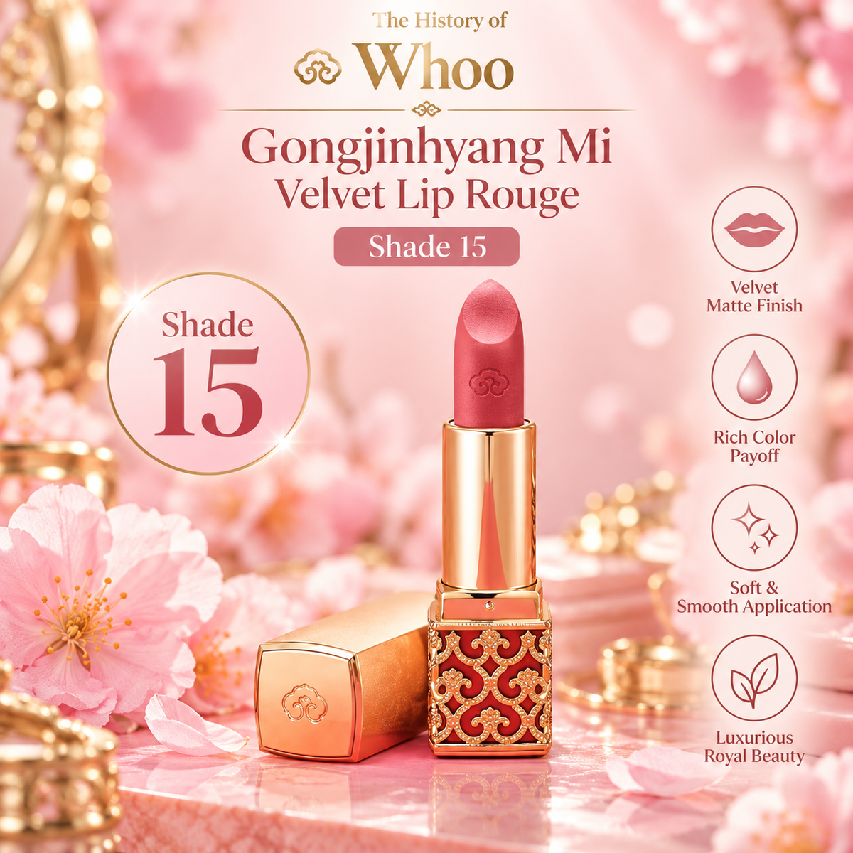 Whoo Gongjinhyang Mi Velvet Lip Rouge