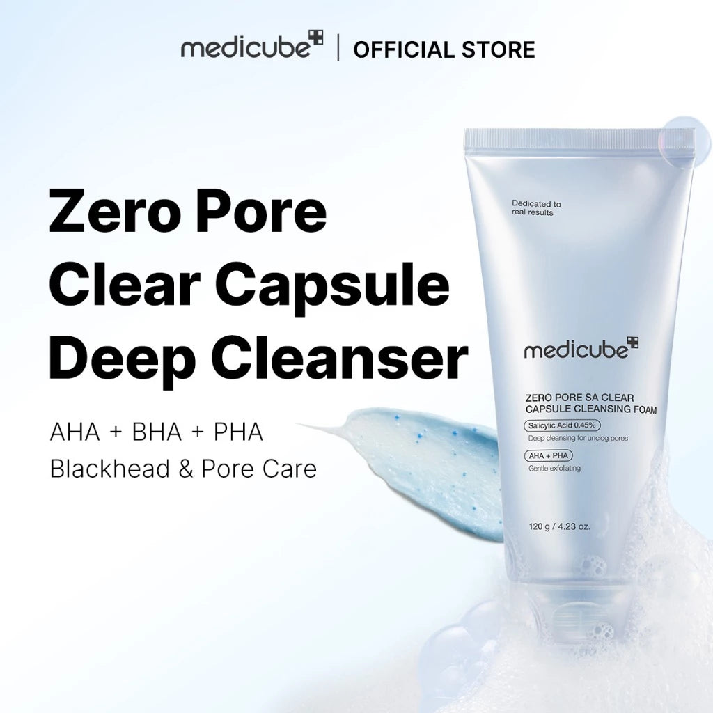 MEDICUBE Zero Pore SA Clearing Capsule Cleansing Foam 120g