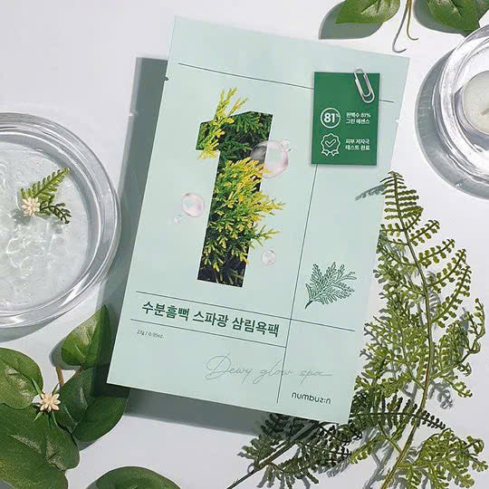 Numbuzin No.1 Dewy Glow Spa Sheet Mask