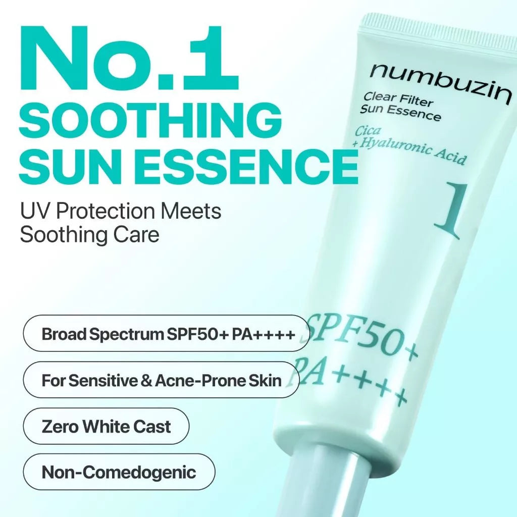 Numbuzin No.1 Clear Filter Sun Essence 50ml