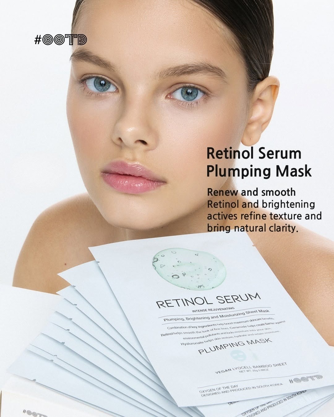 OOTD Retinol Serum Plumping Mask (10ea)