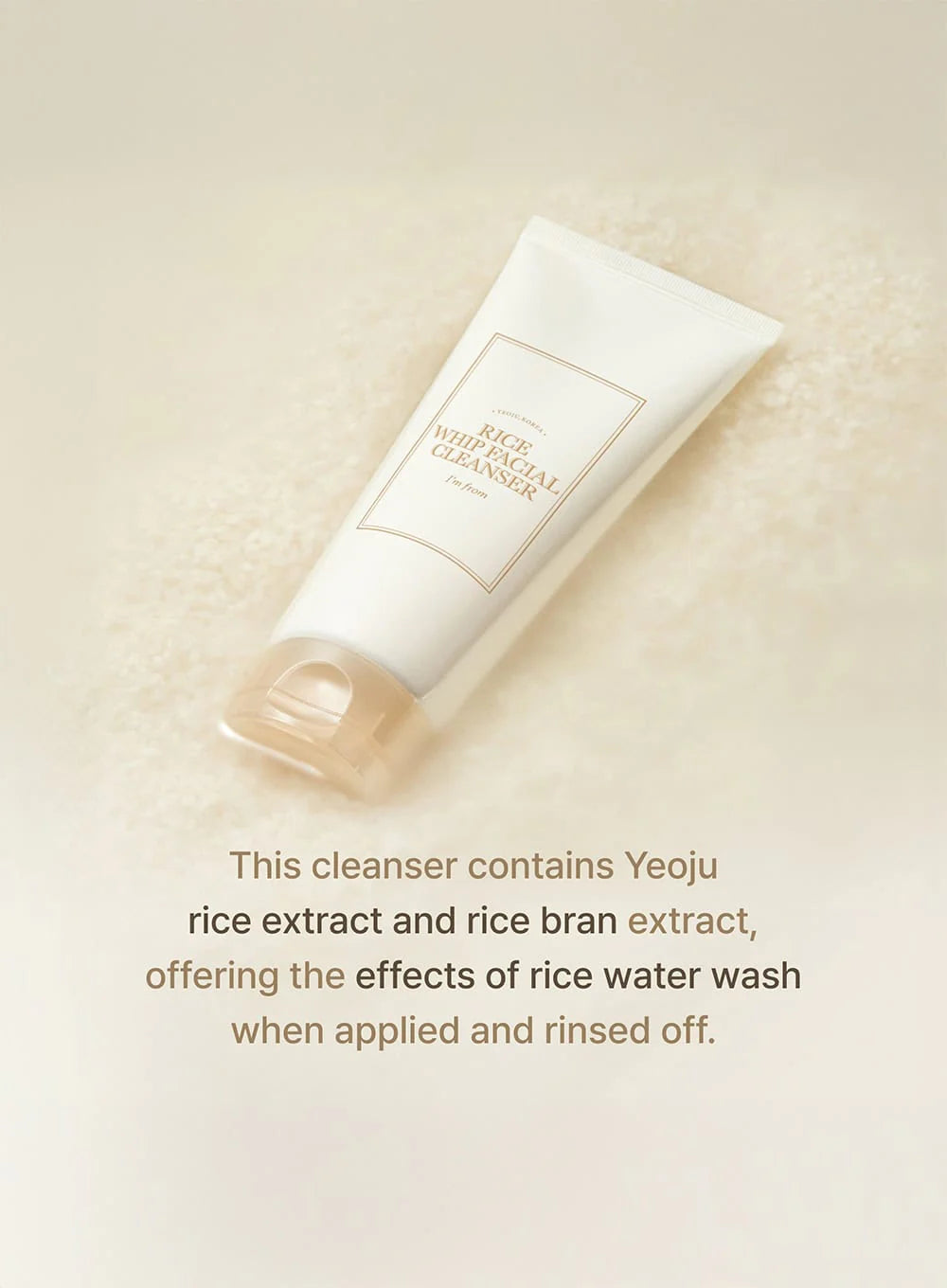 I'm From Rice Whip Facial Cleanser 150ml