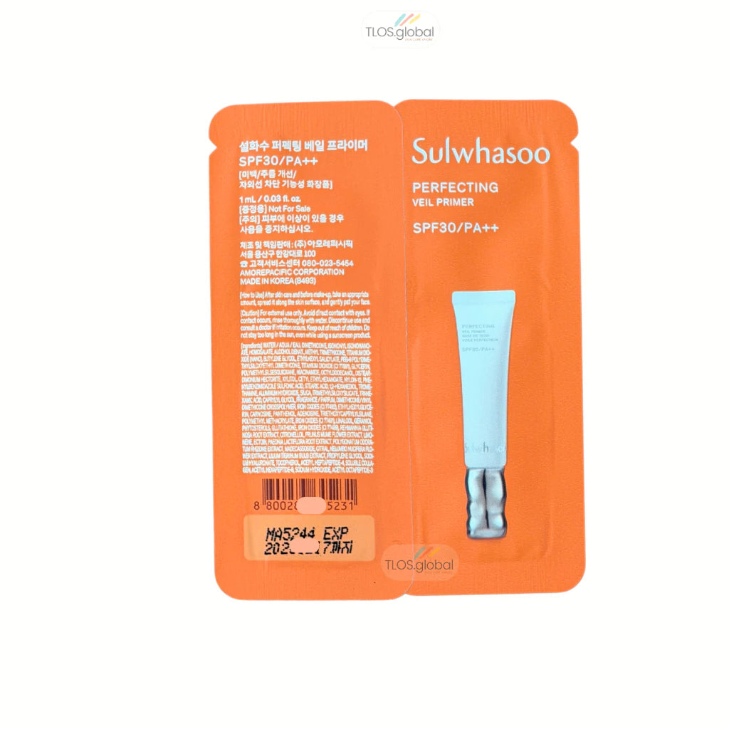 Sulwhasoo Perfecting Veil Primer SPF30 PA + + 1ml x12 pcs