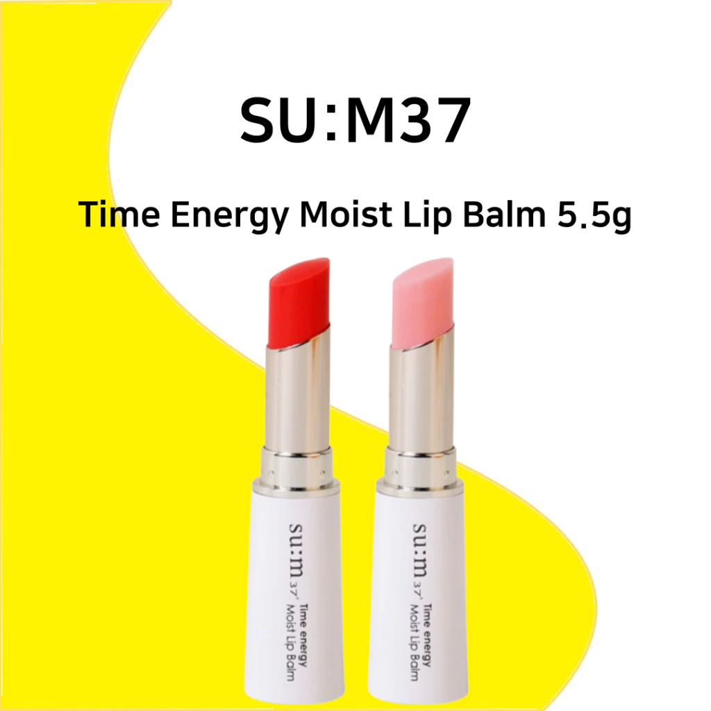 Su:m37 Skin-stay Glossy / Time Energy Moist Lip Balm 5.5g set