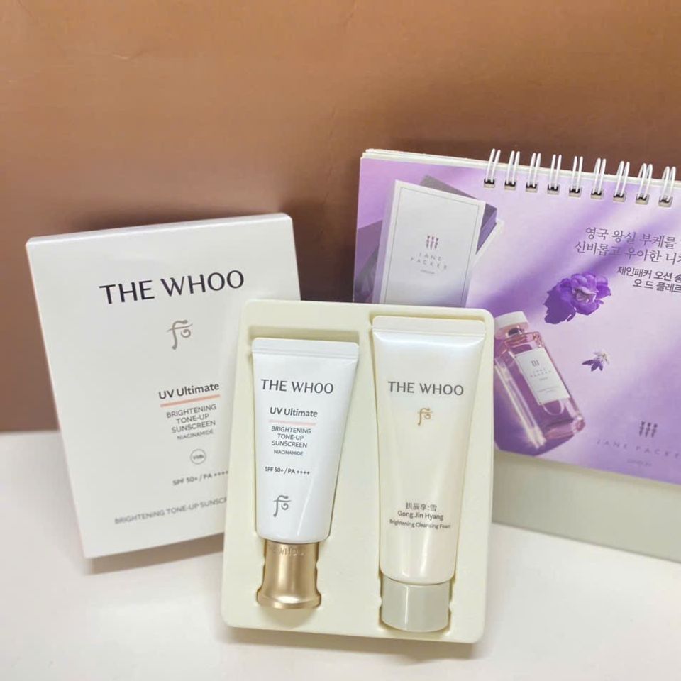 The Whoo UV Ultimate Brightening Tone - Up Sunscreen Special Gift