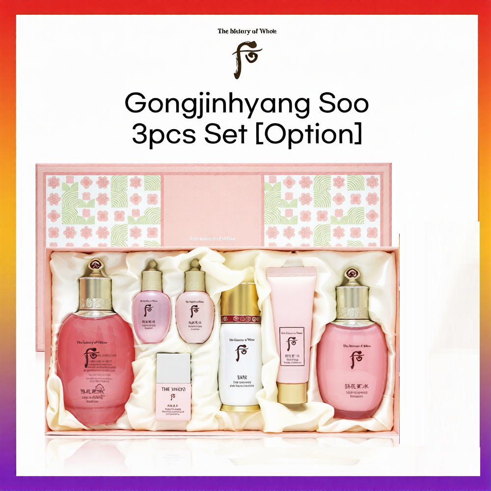 The History of Whoo Gongjinhyang Soo Set 7 pcs- Whoo Hồng