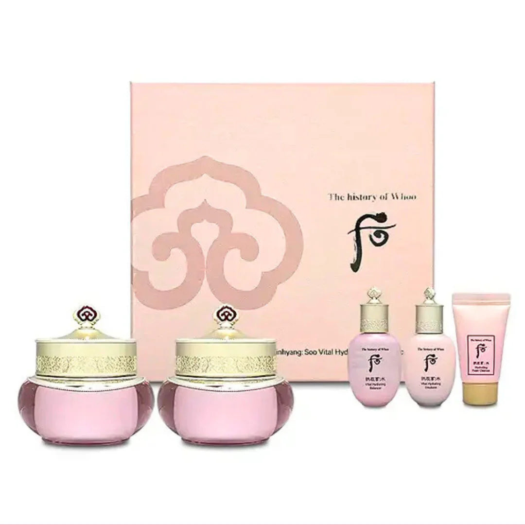 The History of Whoo Gongjinhyang Soo Vital Hydrating Cream Duo Set