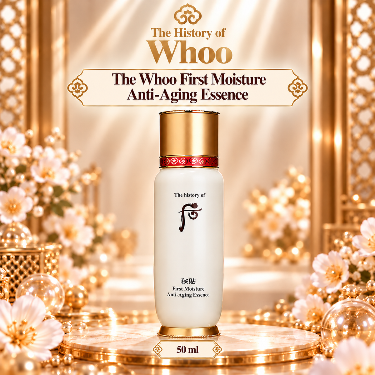 The Whoo First Moisture Anti-Aging Essence 50ml