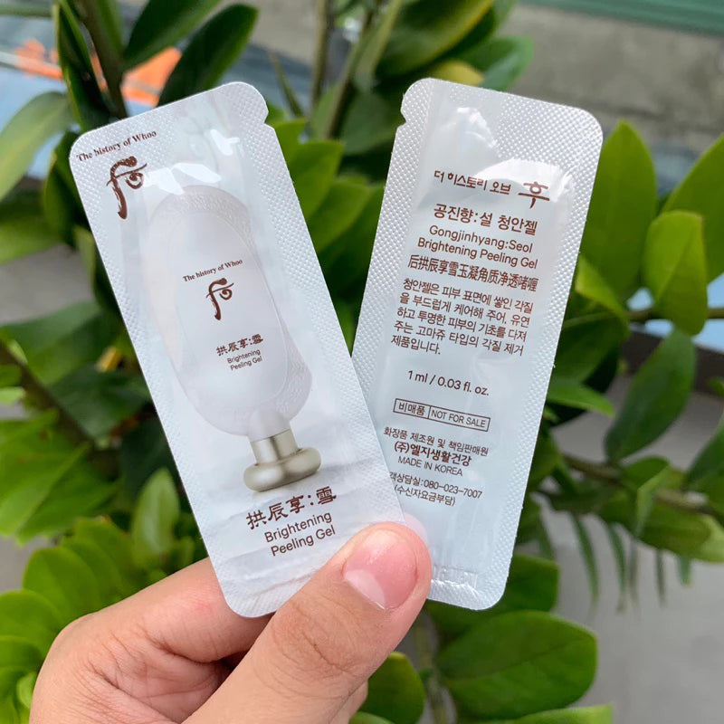 The history of Whoo GongJinHyang Seol Brightening Gommage Gel Exfoliator 120 pcs