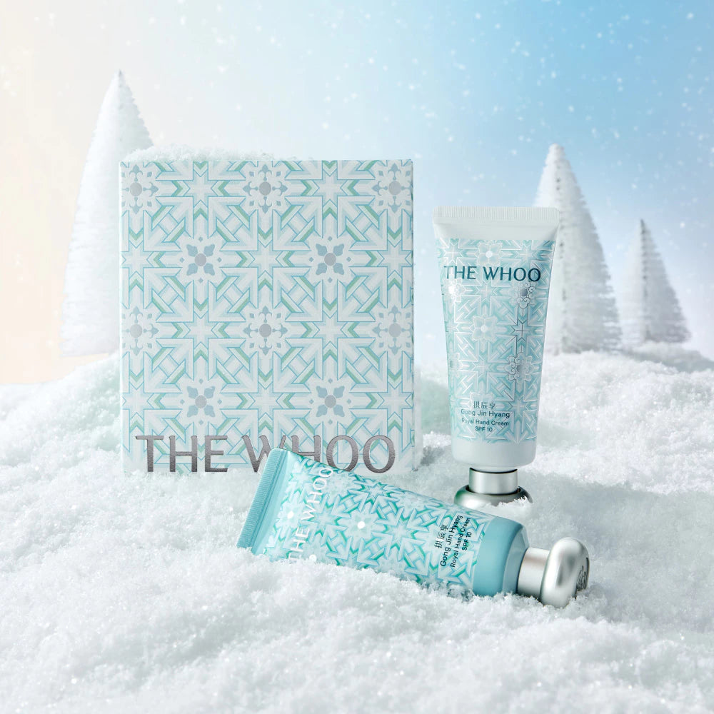 The Whoo Gongjinhyang Royal Hand Cream Holiday Set 60ml x 2
