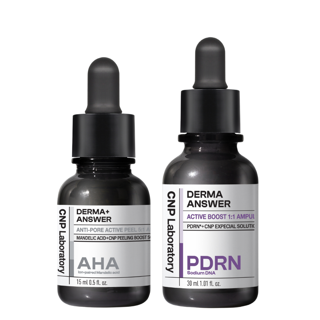 CNP Laboratory 𝐃𝐞𝐫𝐦𝐚 𝐀𝐧𝐬𝐰𝐞𝐫 𝐀𝐜𝐭𝐢𝐯𝐞 𝐁𝐨𝐨𝐬𝐭 𝐀𝐦𝐩𝐮𝐥𝐞 𝐏𝐃𝐑𝐍 30ml + 15ml