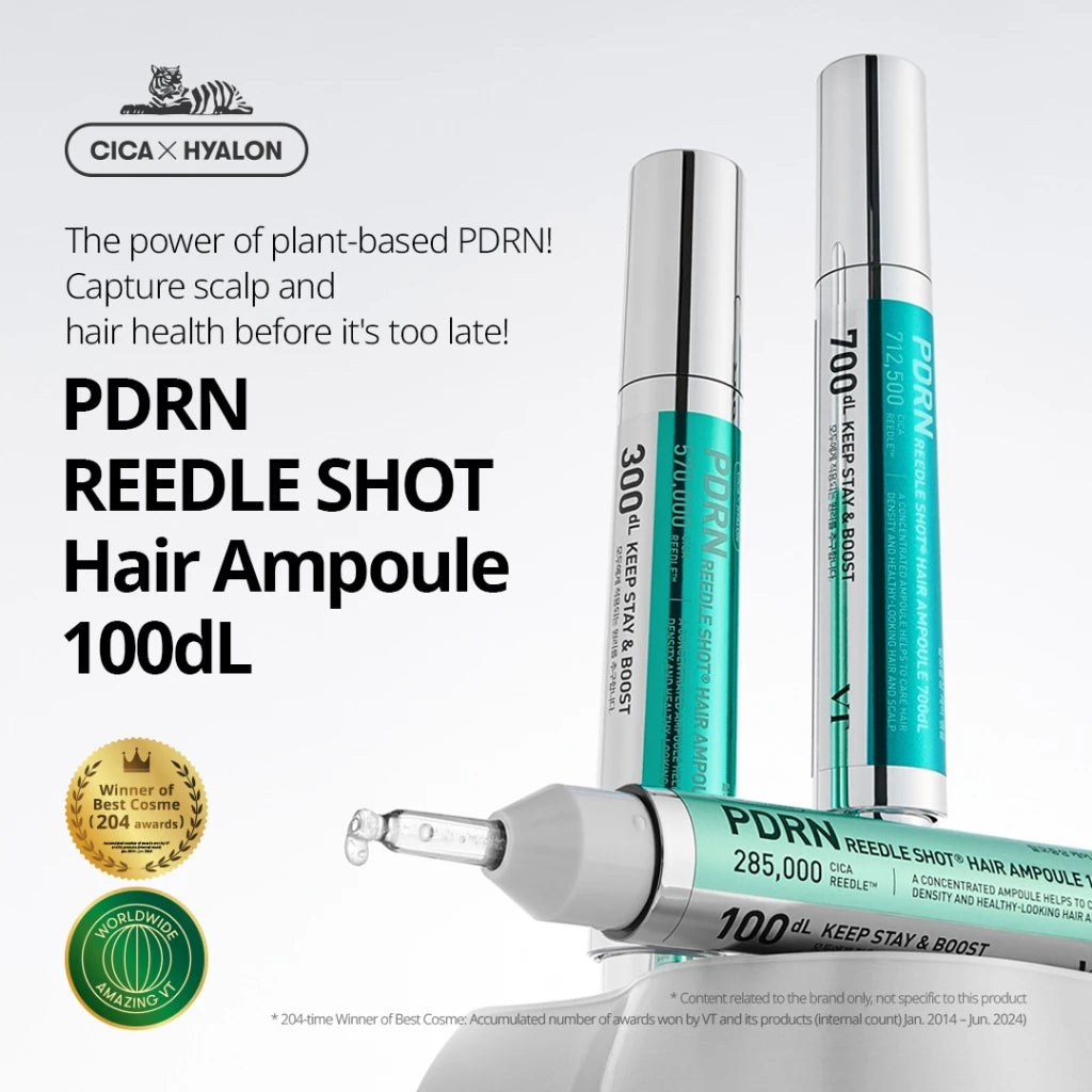 VT PDRN Reedle Shot Hair Ampoule 100dL 15ml