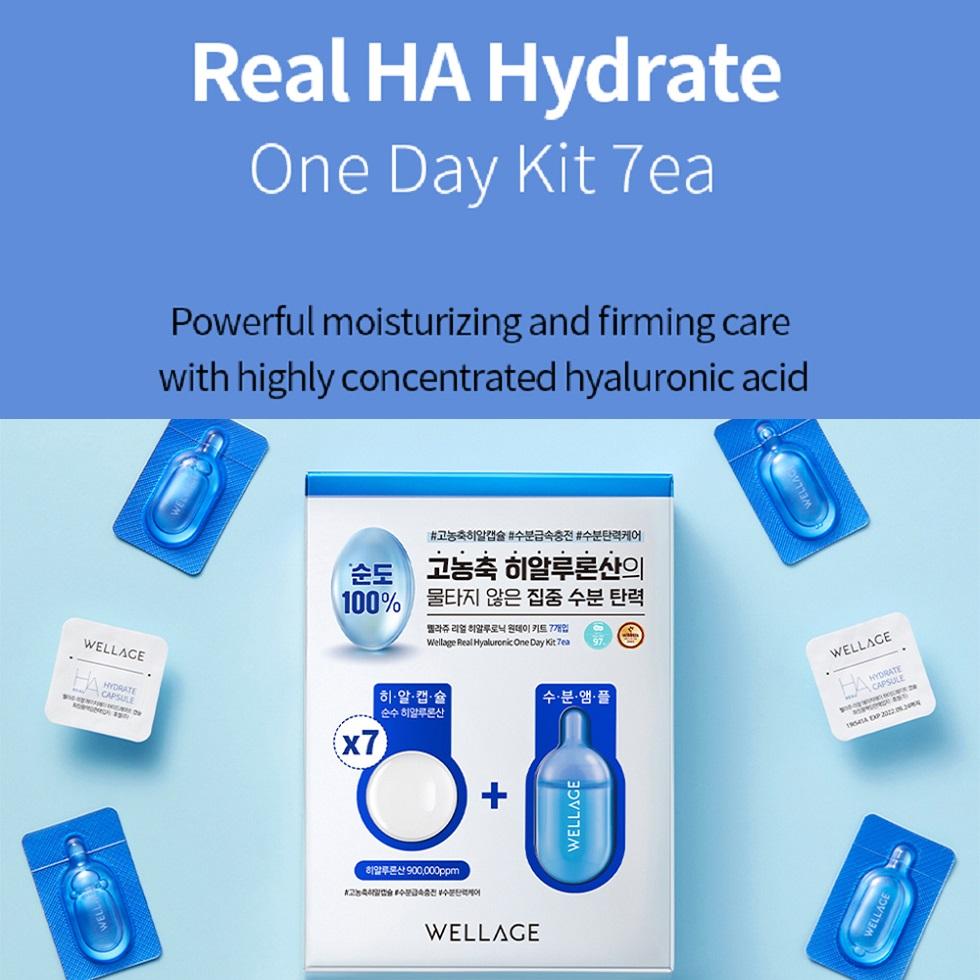 WELLAGE Real Hyaluronic One Day Kit  7 sets