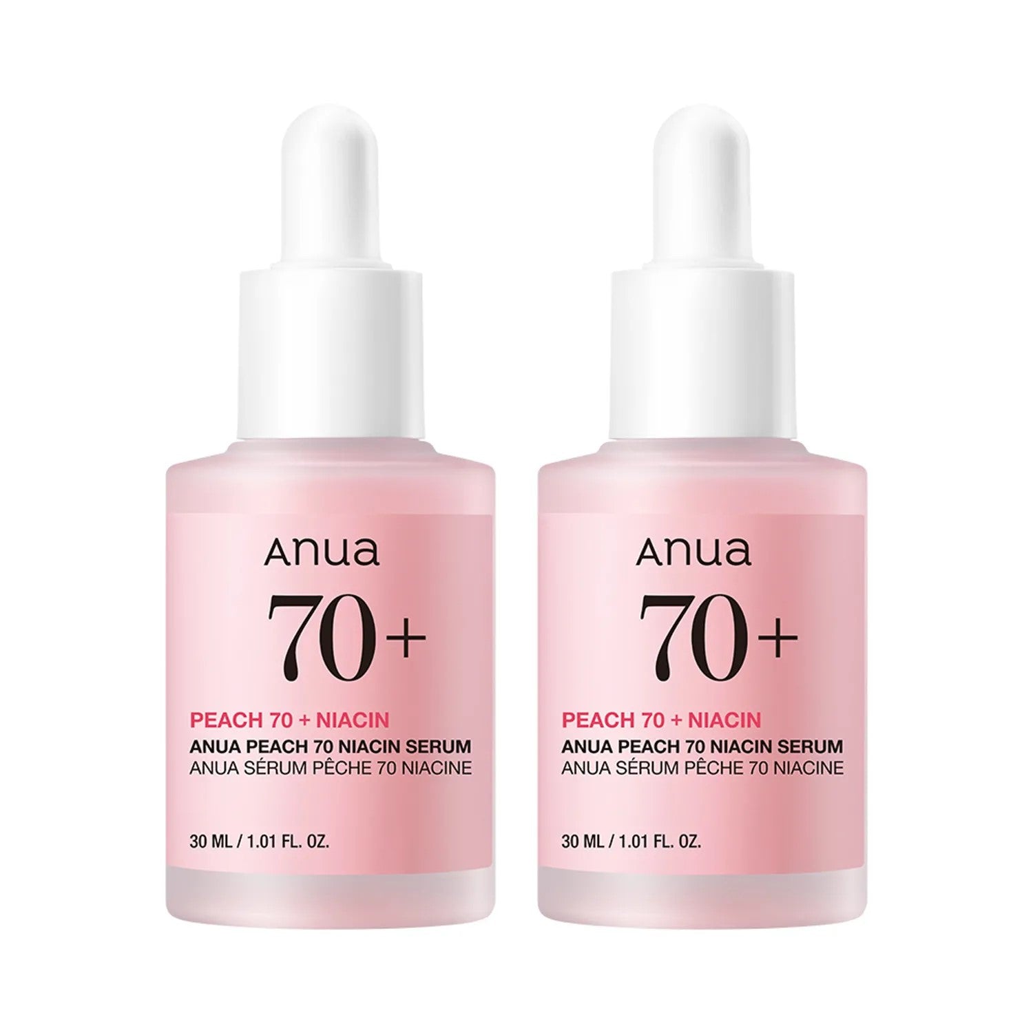 Anua PEACH 70% NIACINAMIDE SERUM Duo Set 2 * 30ml