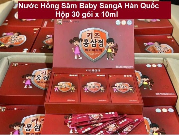 SangA Kids Red Ginseng Baby Time 30 sachet* 10 ml