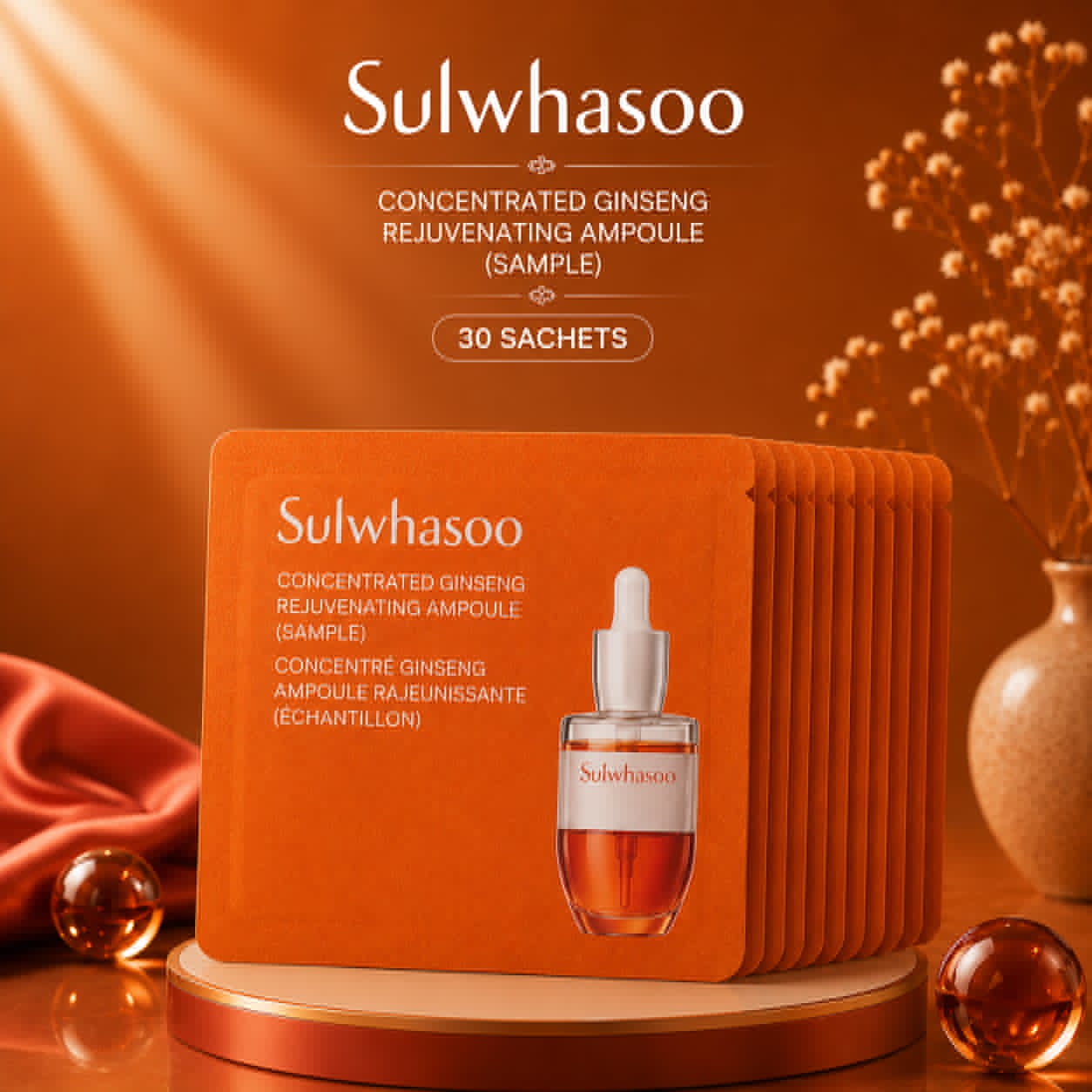 Sulwhasoo Concentrated Ginseng Rejuvenating Ampoule 1ml x 30 pcs