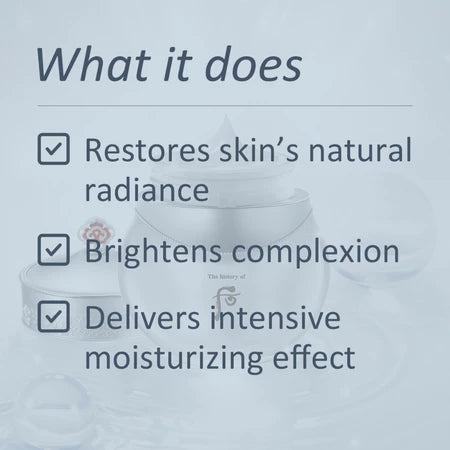 Lịch sử của Whoo Gongjinhyang Seol Radiant White Moisture Cream 1ml x 120 miếng