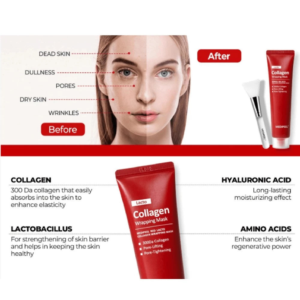 Medi-Peel Red Lacto Collagen Wrapping Mask 70ml
