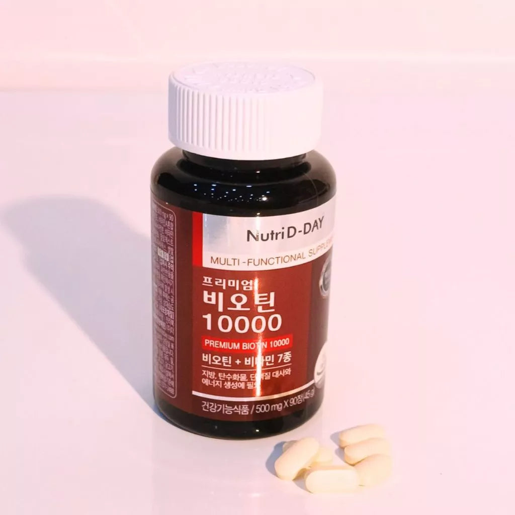 Nutri D-Day Premium Biotin 10000 mcg - 90 tablets