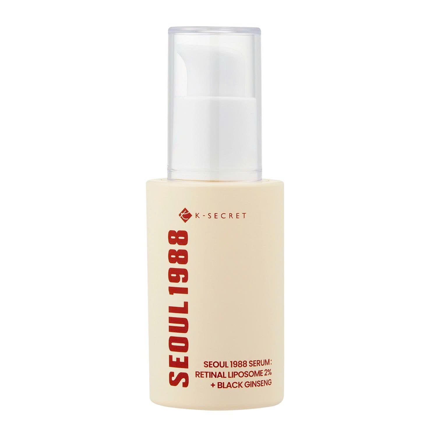 K-SECRET SEOUL 1988 Anti-Aging Serum: Retinal Liposome 2% + Black Ginseng 30ml