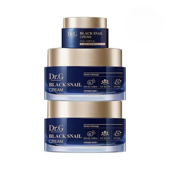 Dr.G Black Snail Cream Duo Set (50ml+50ml+15ml Gift)